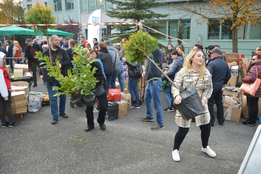 Akcja "Drzewko za makulaturę" w Bełchatowie zawsze cieszy...