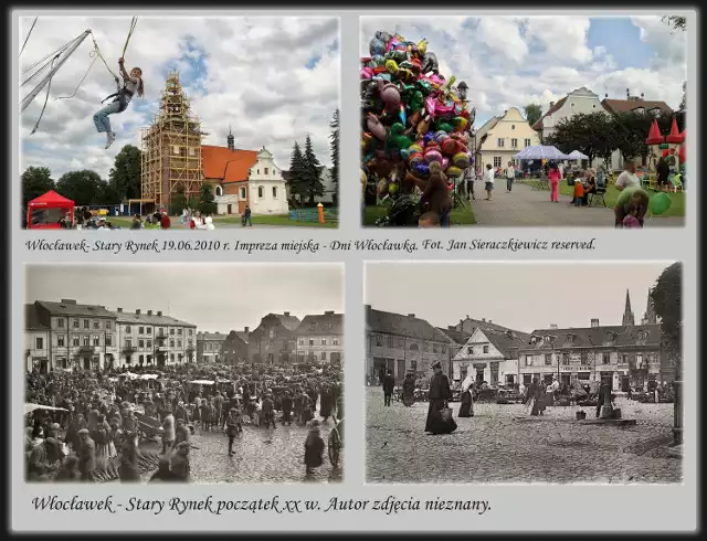 Tak wyglądał Włocławek w latach 70., 80. i obecnie.