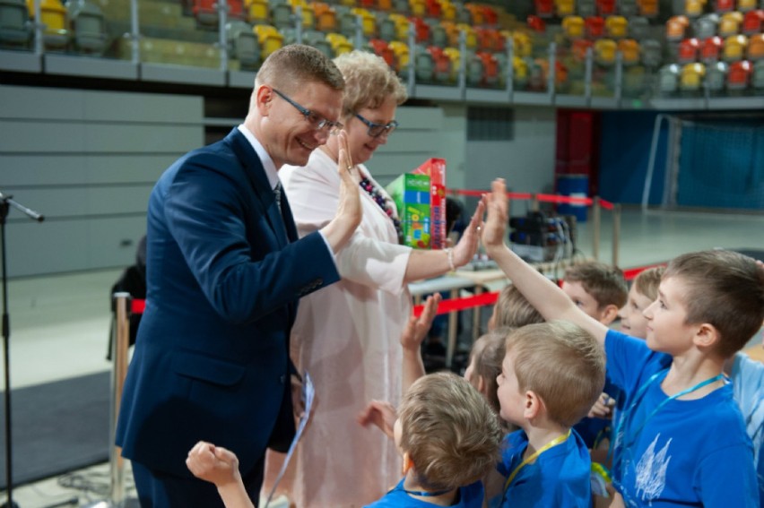 Przedszkoliada w Hali Sportowej Częstochowa [ZDJĘCIA] Rywalizowało kilkuset przedszkolaków