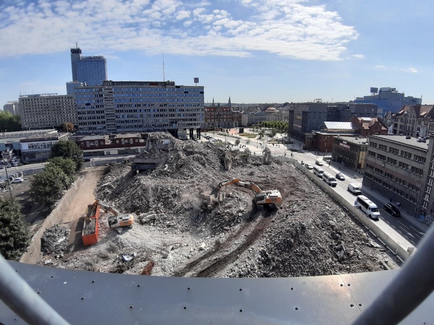 Hotel Silesia w Katowicach został wyburzony. 4 września 2019