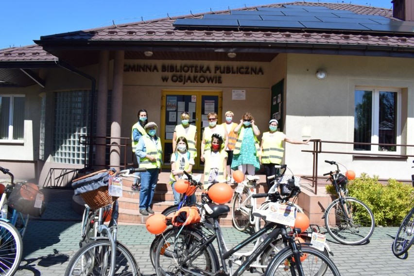 Biblioteka w Osjakowie zorganizowała rowerowy rajd ZDJĘCIA
