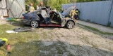 Pożar BMW na Kruszyńskiej we Włocławku [zdjęcia]