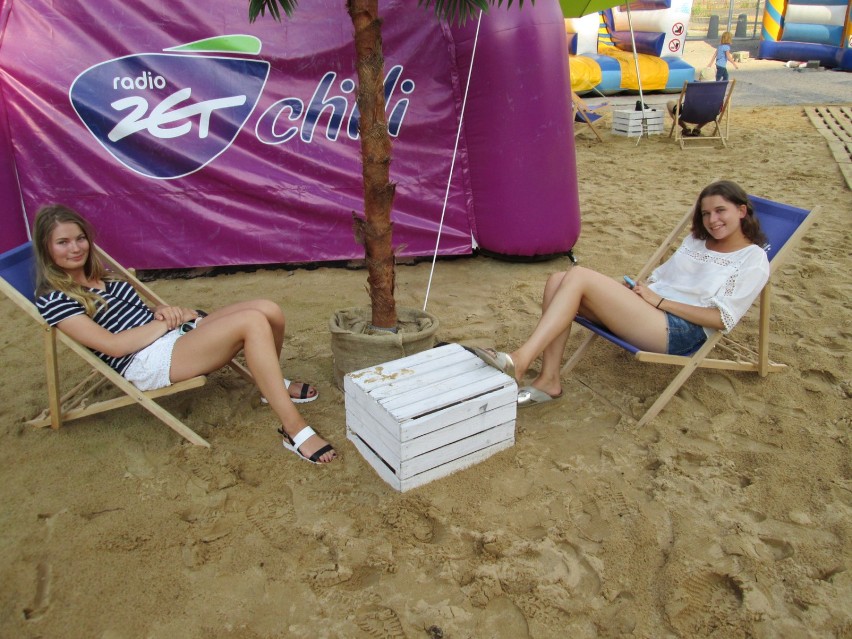 Plaża Summer Chill przed Galerią Katowicką