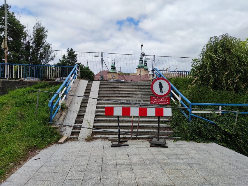 Po blisko roku od awarii, rozpoczął się remont mostu na ulicy Kościuszki w Kłodzku 