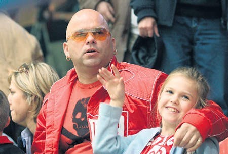 Klaudiusz Sevković oddaje się wielu pasjom, ale największą jest dla niego sport. Na zdjęciu z córką Vanessą Beverly.