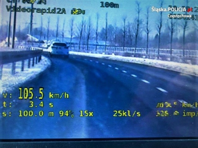 Częstochowa. Jechał w mieście ponad 100 km/h. Zatrzymała go grupa "Speed"