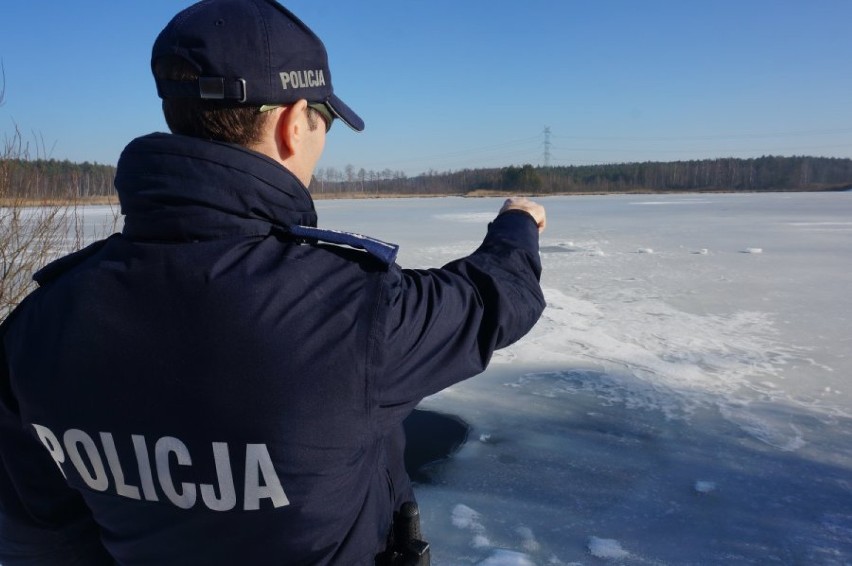 Policja w Myszkowie skontrolowała zbiorniki wodne