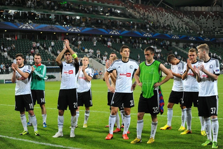 Oprawa meczu Legia-Steaua