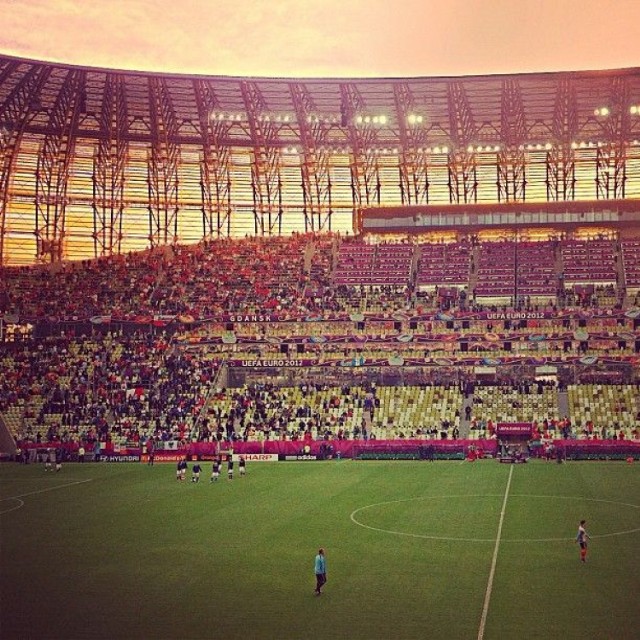 PGE Arena - widok na murawę