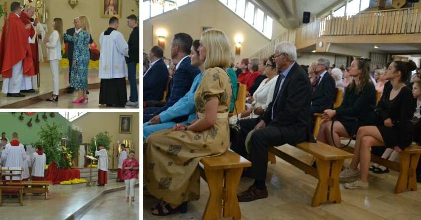 Bierzmowanie i wprowadzenie relikwii w parafii Kozala w...