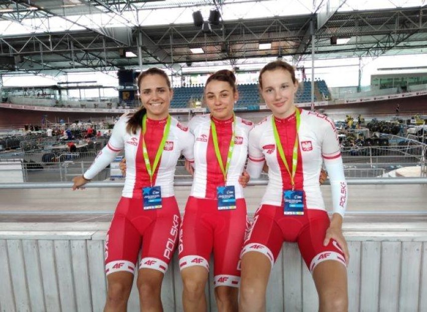 Julia Kowalska na mistrzostwach Europy w kolarstwie