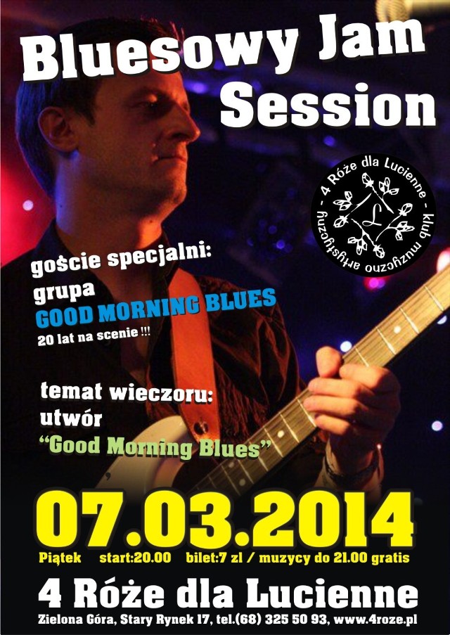 Bluesowy Jam Session w marcu z Good Morning Blues