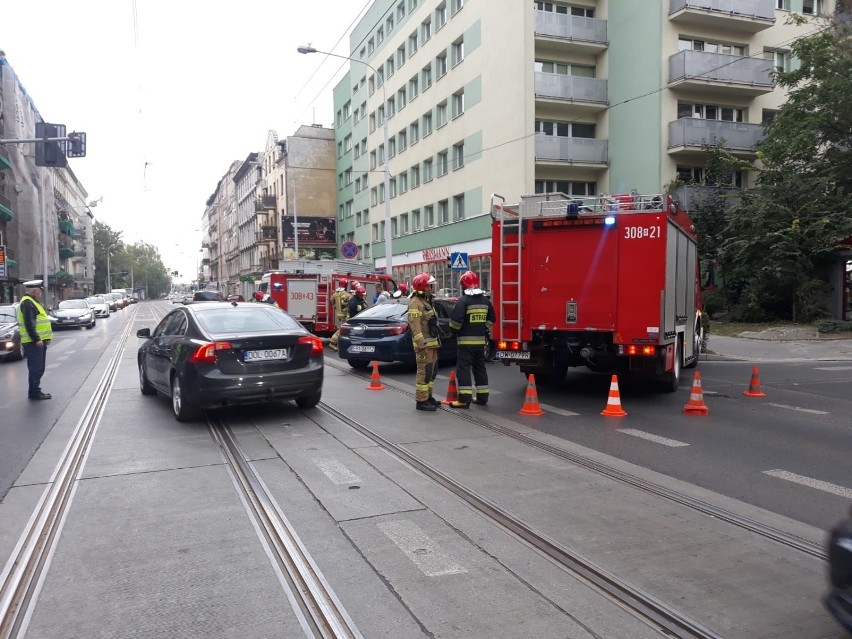 Wrocław. Zobacz zdjęcia z wypadku na ul. Jedności Narodowej