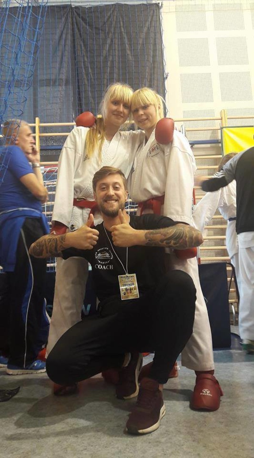 Sakura Rumia na mistrzostwach karate juniorów w Pleszewie...
