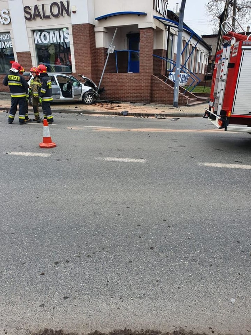 Wypadek na Wodzisławskiej w Rybniku. Ruch wahadłowy