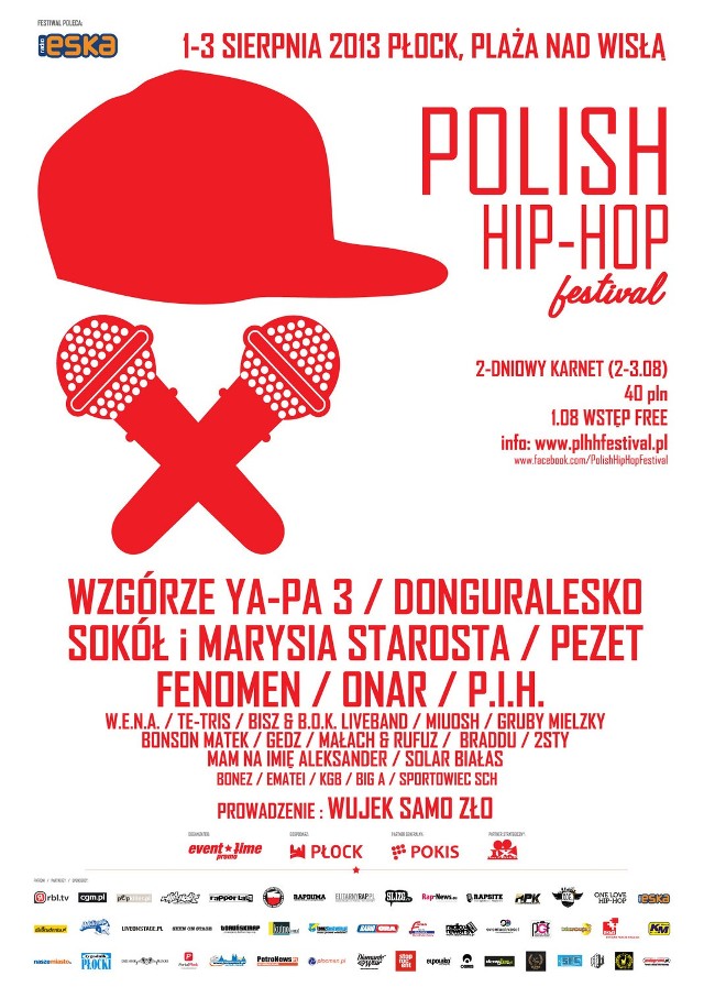 Oficjalny plakat Polish Hip-Hop Festival