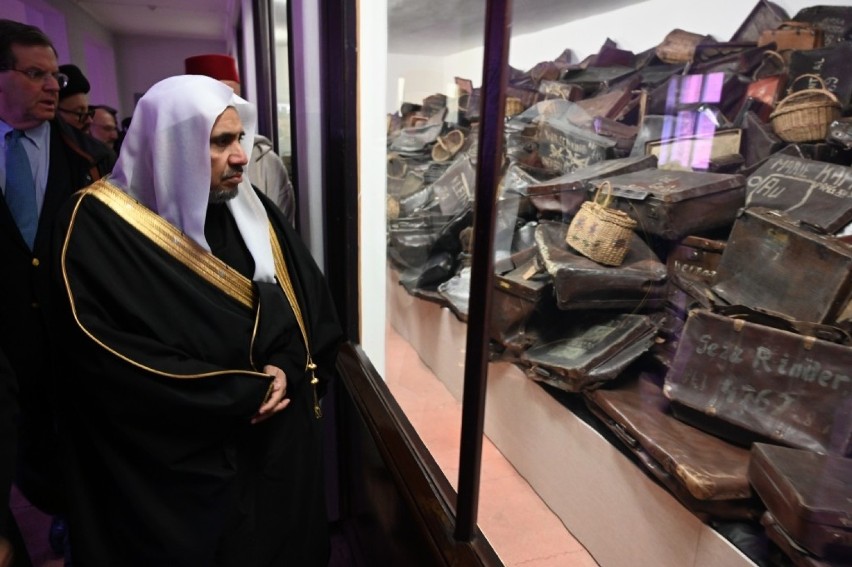 Przywódca Światowej Ligi Muzułmańskiej odwiedził Muzeum Auschwitz