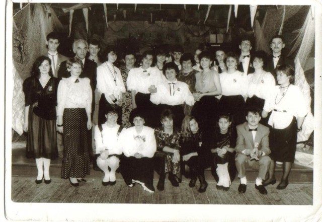 Studniówka 1988 Liceum Ogólnokształcące w Sztumie. Klasa IV C