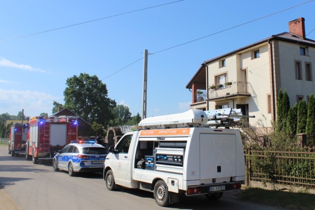 Pożar domu w Koszelach wybuchł w środę o 8 rano