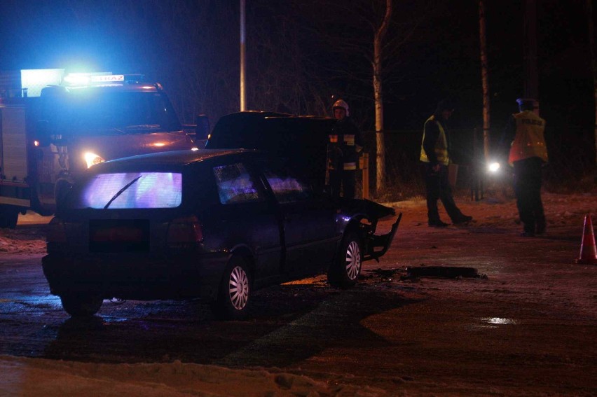 Wypadek w Ciągowicach 29 01 2015