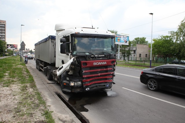 Wypadek na Ruczaju w Krakowie.