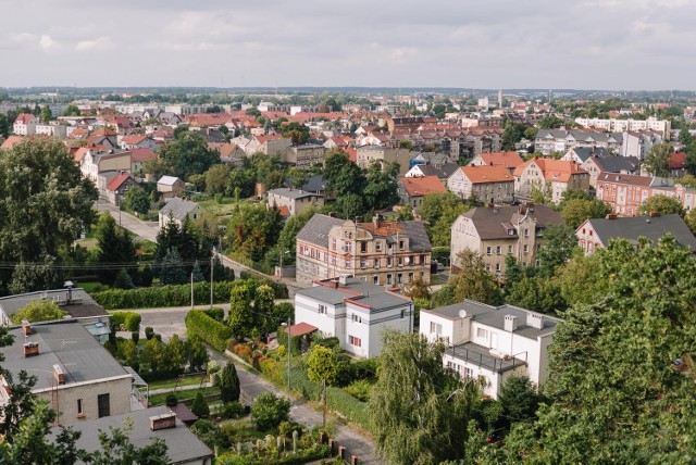 Panorama Żar dawniej i dziś