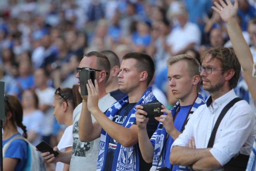 Zdjęcia z trybun stadionu przy ul. Bułgarskiej. Tak...