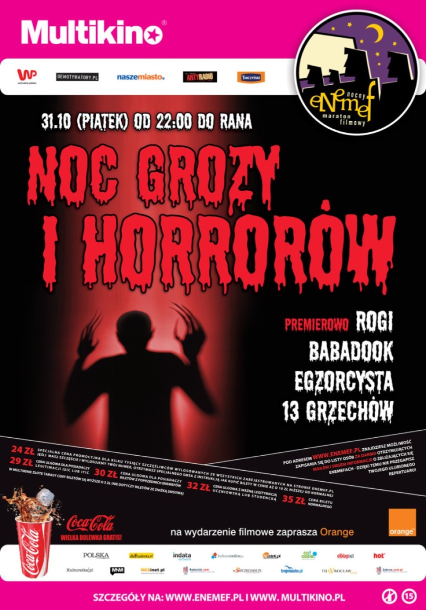 Halloween we Wrocławiu

ENEMEF: NOC GROZY I HORRORÓW W...
