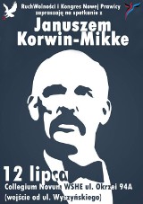 Janusz Korwin-Mikke odwiedzi Włocławek