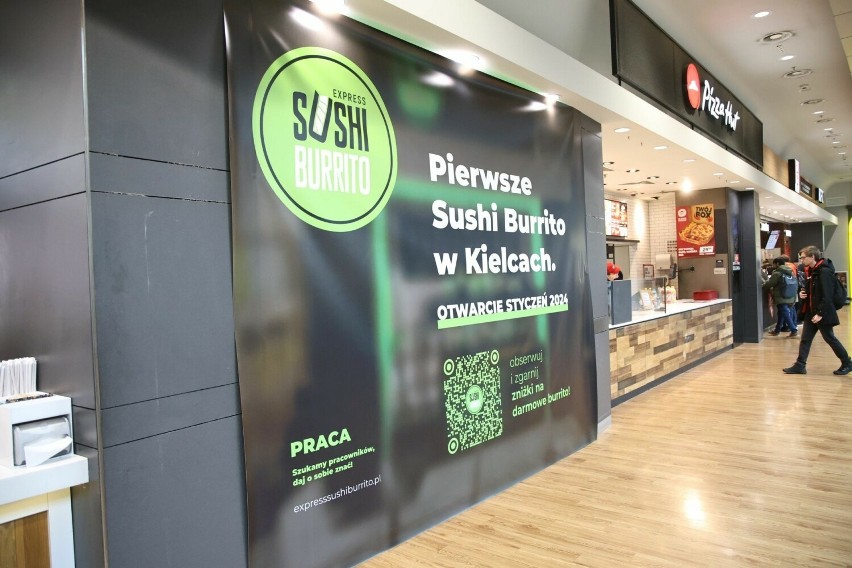 Pierwsze w Kielcach Express Sushi Burrito rusza w Galerii Korona w Kielcach. Co to za ciekawe danie? 