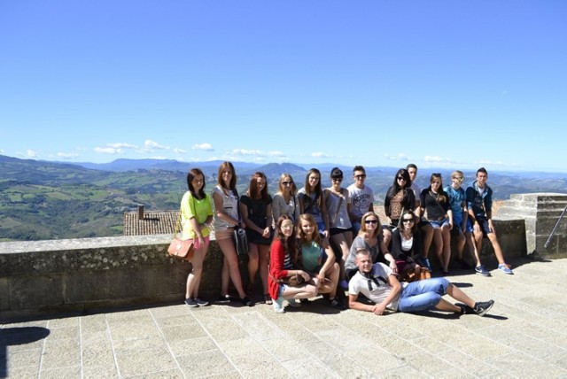 Uczniowie ZSP 1 w Tarnobrzegu we Włoszech