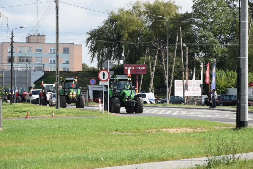 Rolnicy protestowali w Wieluniu przeciwko "piątce dla...