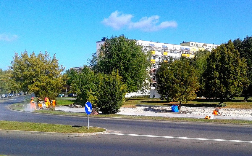 Remont parkingu przy ul Rydygiera na Rubinkowie  w Toruniu