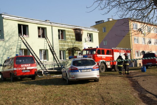 Pożar w Lipowinie. Reanimowano 4-letniego chłopca