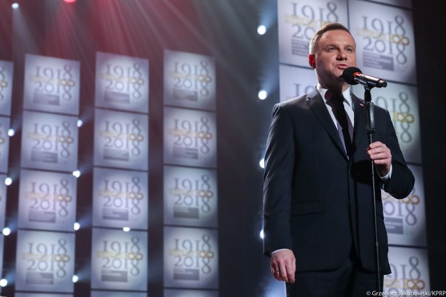 Pomniki Historii. Andrzej Duda na uroczystości w Teatrze Narodowym.