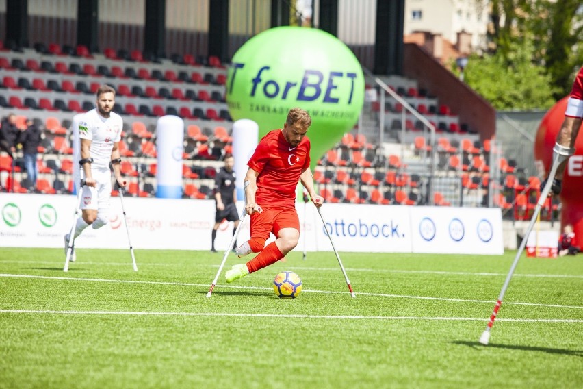 Mecz Polska - Turcja w amp futbolu na stadionie Prądniczanki...