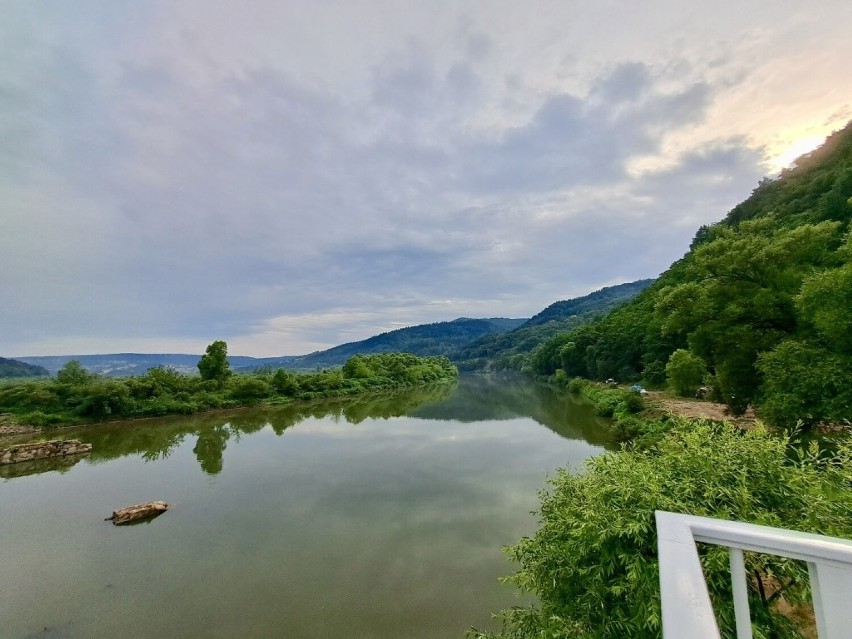 Widoki z nowej platformy widokowej w Kurowie. To ciekawe...