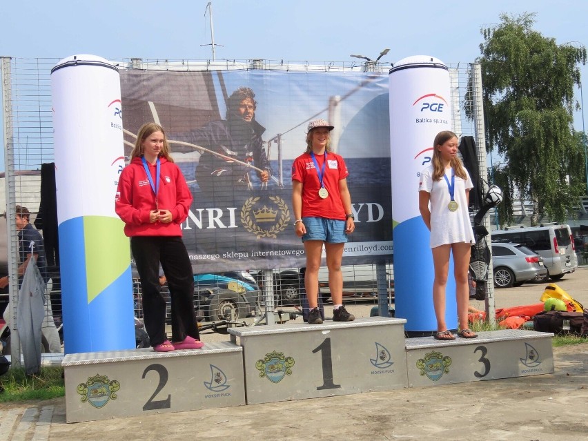 Młodziutka kartuzianka Kalina Szostek zdobyła dwa medale...