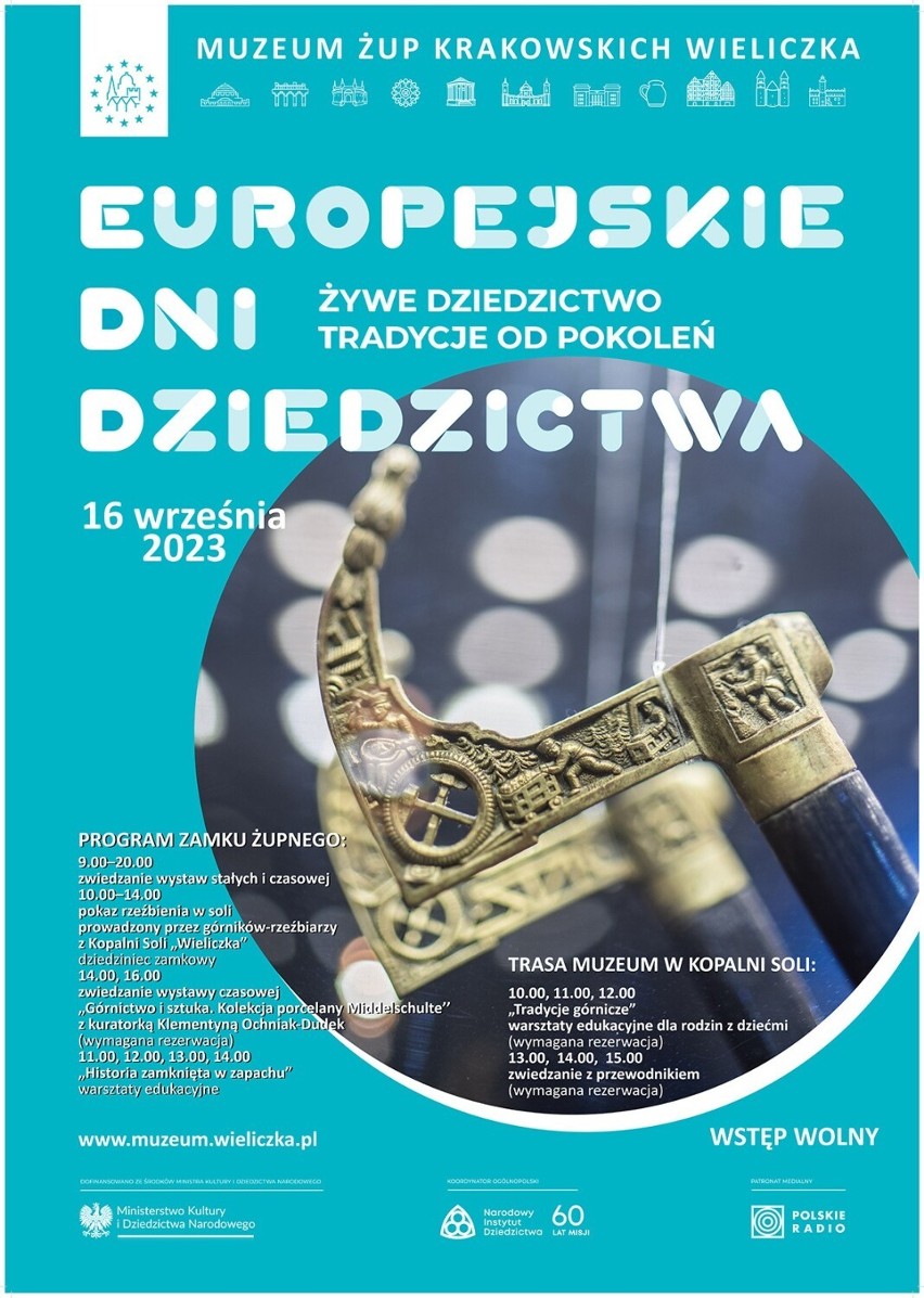 Wstęp wolny. Europejskie Dni Dziedzictwa 2023 w Wieliczce