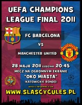 Barcelona - Manchester United w finale Ligi Mistrzow [RELACJA NA ŻYWO]. Śląscy Cules w Katowicach