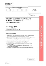 Matura próbna 2020 z języka polskiego - poziom rozszerzony. Arkusz CKE