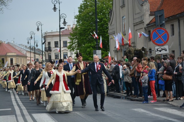 W ub. roku poloneza na Krakowskim Przedmieściu tradycyjnie poprowadził prezydent Lublina