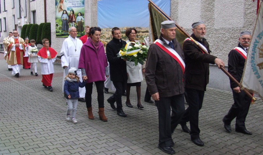 Uroczystość wprowadzenia relikwii ks. Jerzego Popiełuszki w Wadowicach