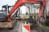 Chodzież: Przy ul. Ofiar Gór Morzewskich zakończono budowę sieci kanalizacji sanitarnej