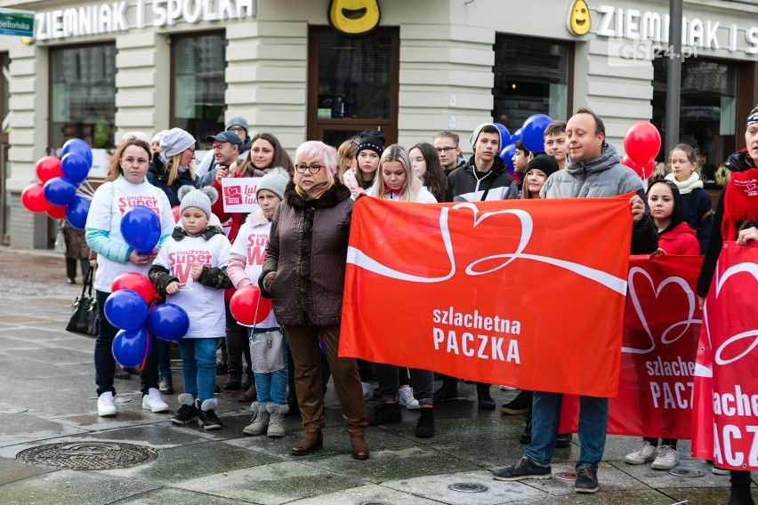 Marsz Szlachetnej Paczki w Szczecinie. Zachęcali do pomocy [ZDJĘCIA, WIDEO]