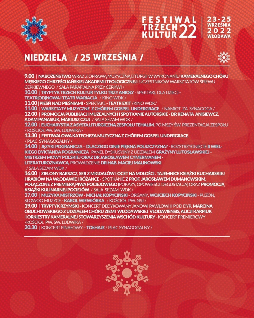 Festiwal Trzech Kultur powraca do Włodawy. Jedną z gwiazd festiwalu będzie Kayah. Zobacz program