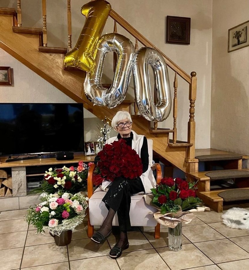 Janina Malcherek z Nowej Soli świętowała setne urodziny.