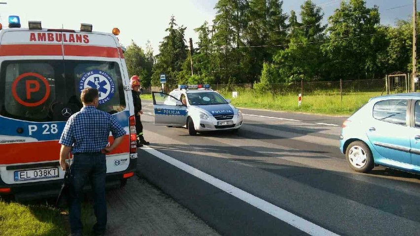 Wypadek na DK91 w Słowiku. Zderzenie dwóch samochodów przed...