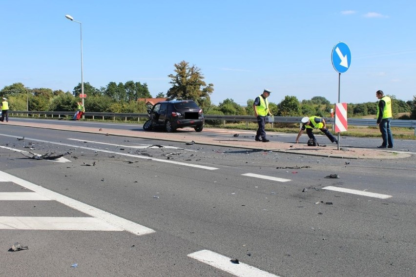 Wypadek w Nakle na drodze krajowej nr 10 [ZDJĘCIA]