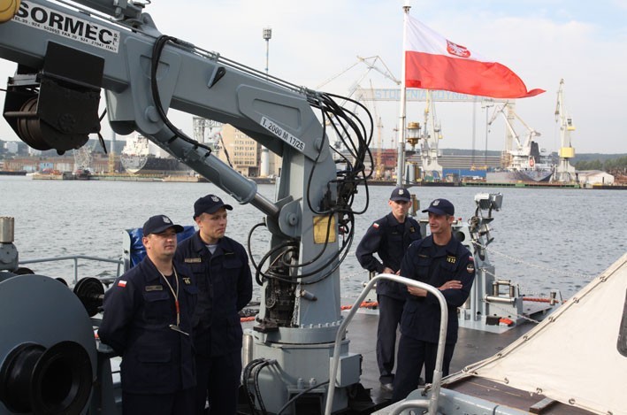 Gdynia: ORP Mewa powrócił do Gdyni. Brał udział w operacji Open Spirit